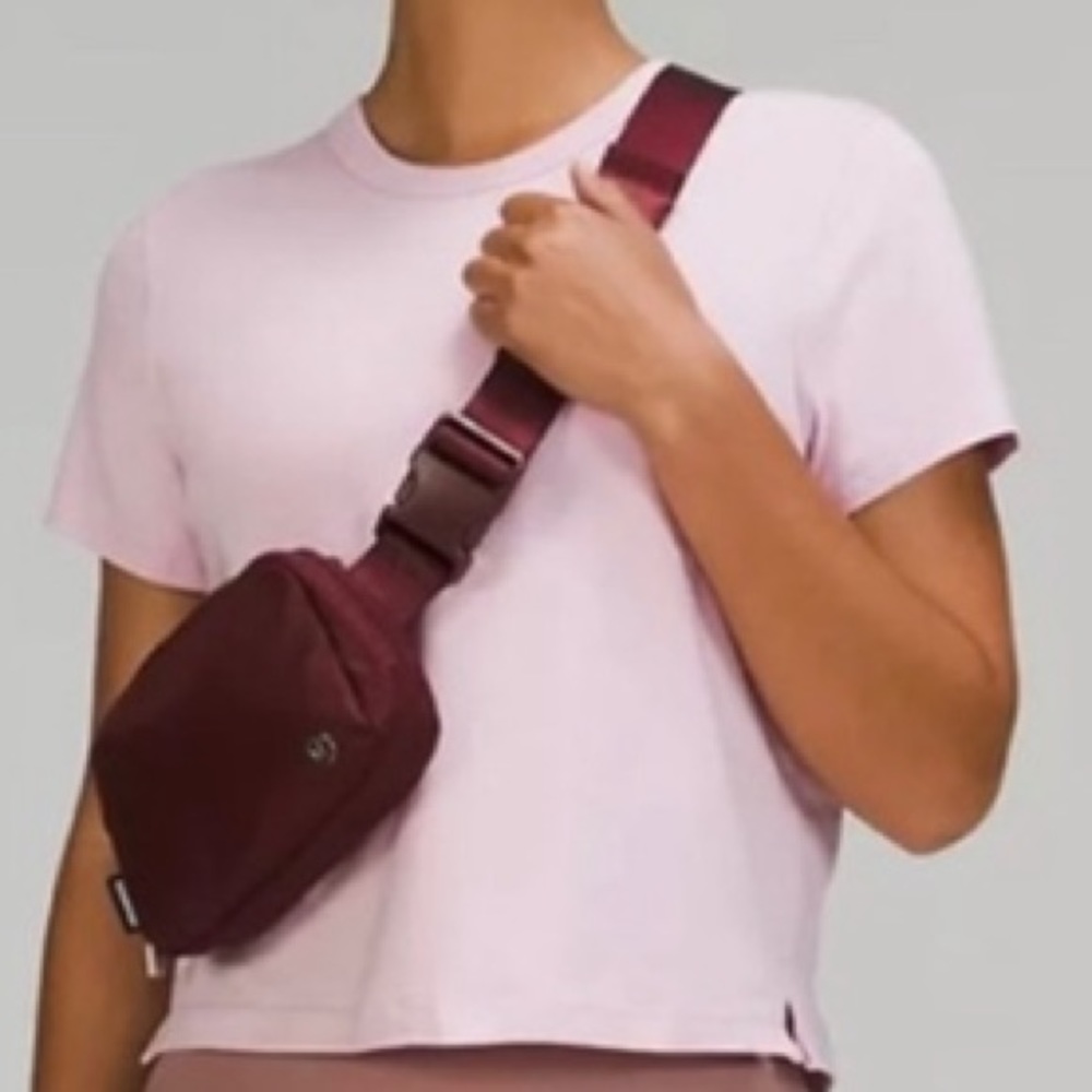 NWT Lululemon Everywhere Belt Bag 1L Red Merlot Unisex